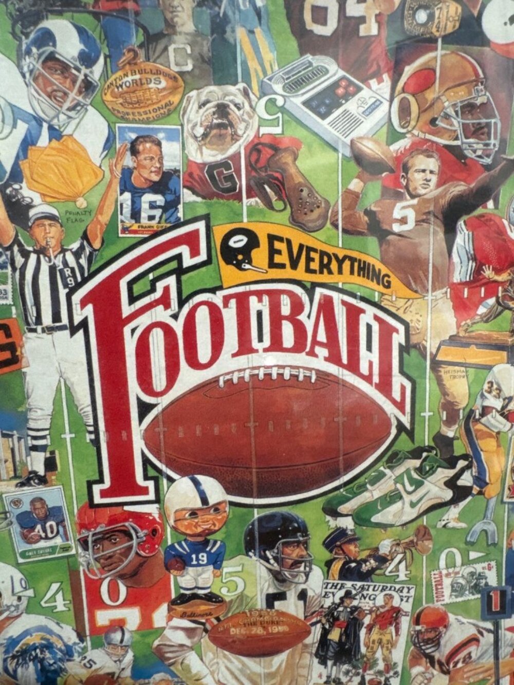 White Mountain Everything Football Puzzle 1000 Pieces 24”x30” New Sealed 2007 - Picture 14 of 15